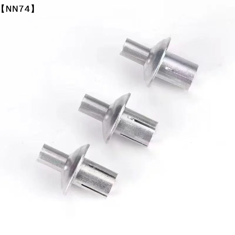 【NN74】50Pcs Aluminum Expansion Rivets Round Head Hammer Drive Piercing Rivets With Stainless Steel Rod For Fastening[M55]【W4】