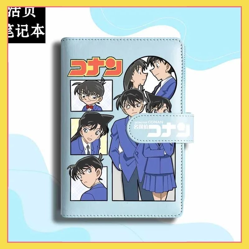 

Detective Conan, macaron, loose leaf magnetic buckle notebook, Kudo Shinichi, Mouri Ran notebook, hand account, diary