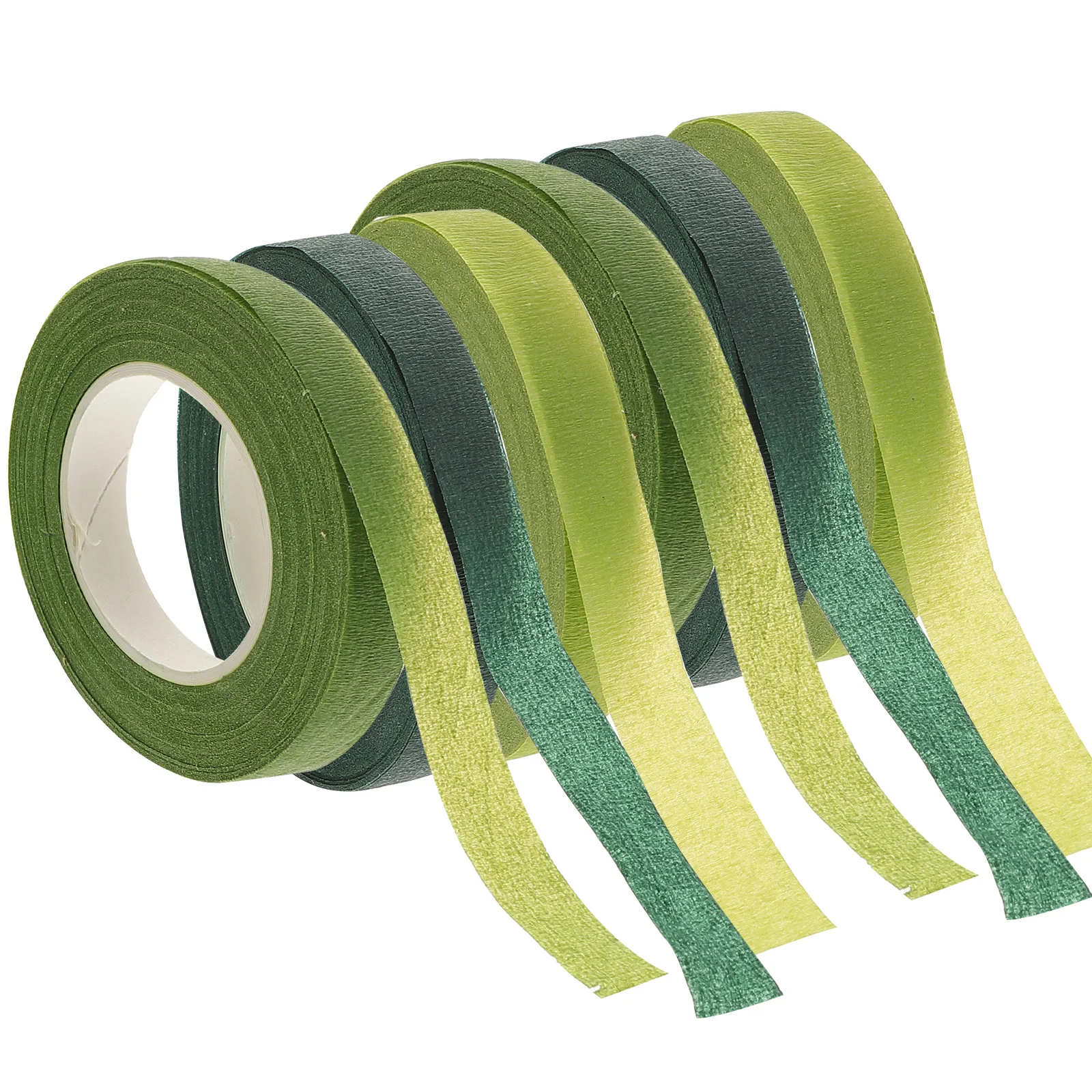 

6pcs Packaging for Bouquets Green Stem Wrap Floral Tape Stem Wrap 30Yards Strong Adhesion DIY Flower Arrangement