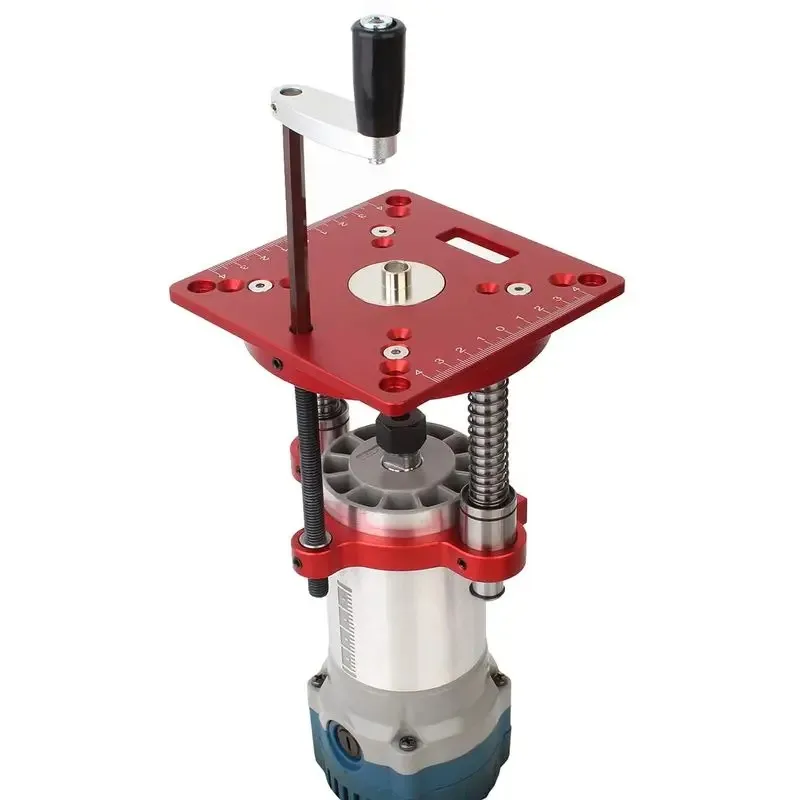 

Maximum lifting 70mm woodworking carving, diameter 64-66mm precision router lifting kit, with router workbench insertion board