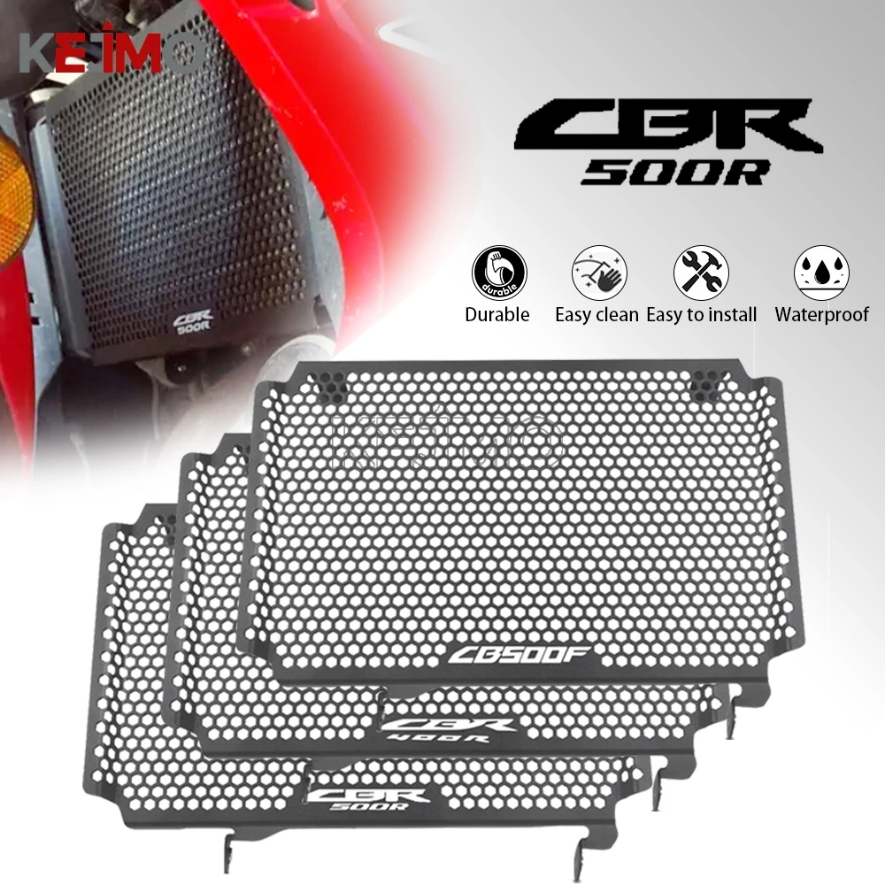 

2026 2025 2024 For HONDA CBR400R CB500F CBR500R CBR CB 500R 500F 500/400 R 2016 Motorcycle Radiator Grille Guard Cover Protector