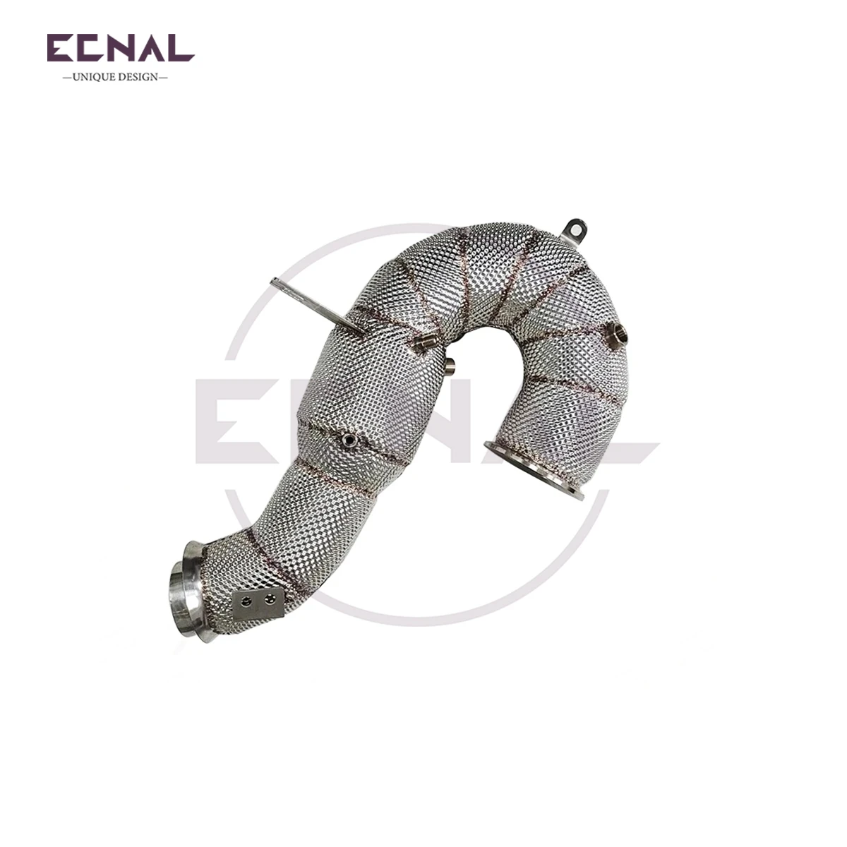

Ecnal Exhaust for 2020+ Benz w206 C200 c250 c260 c300 2.0T High Quality SS304 Sports Insulate Against Heat Exhaust Downpipe