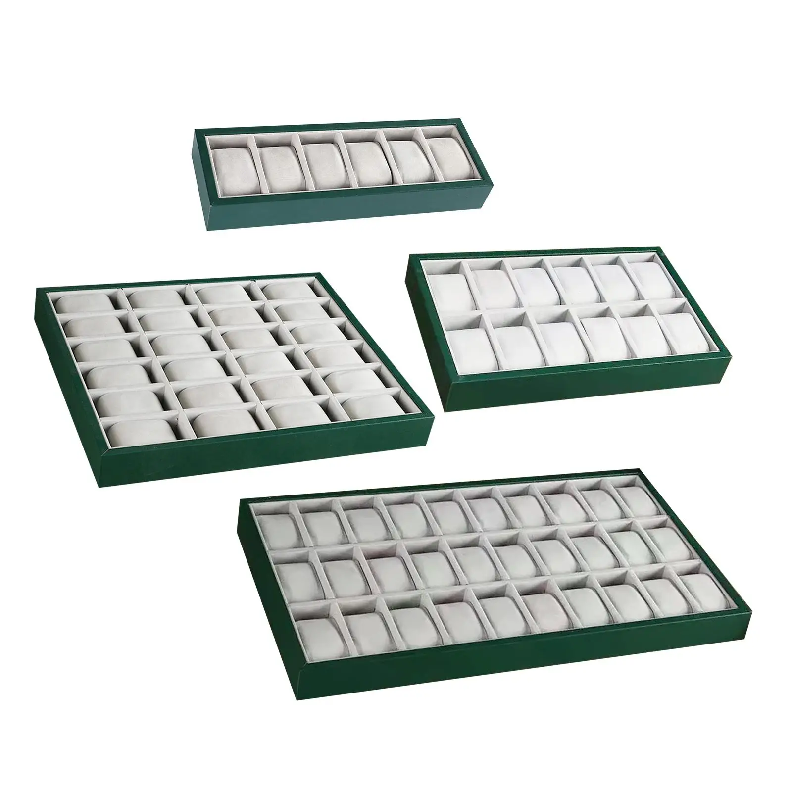 

Premium Velvet Watch Tray Stackable Bracelet Pillows for Men and Pillows Tray Organizer Bracelet Display for Drawers