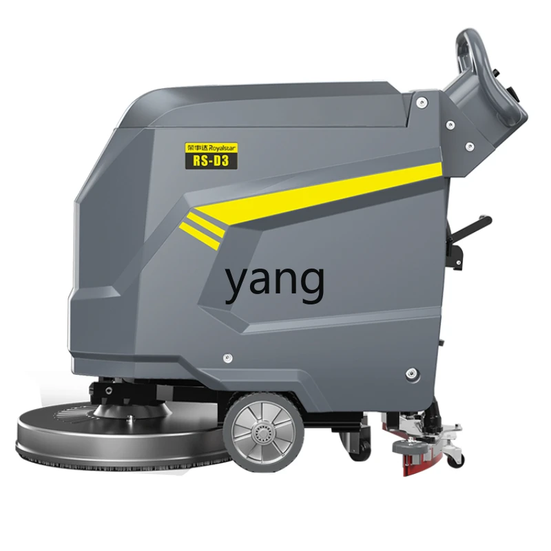 

Yjq Hand Push Industrial Washing Machine Workshop Mopping Sweeper Shopping Mall Workshop Parking Lot Commercial