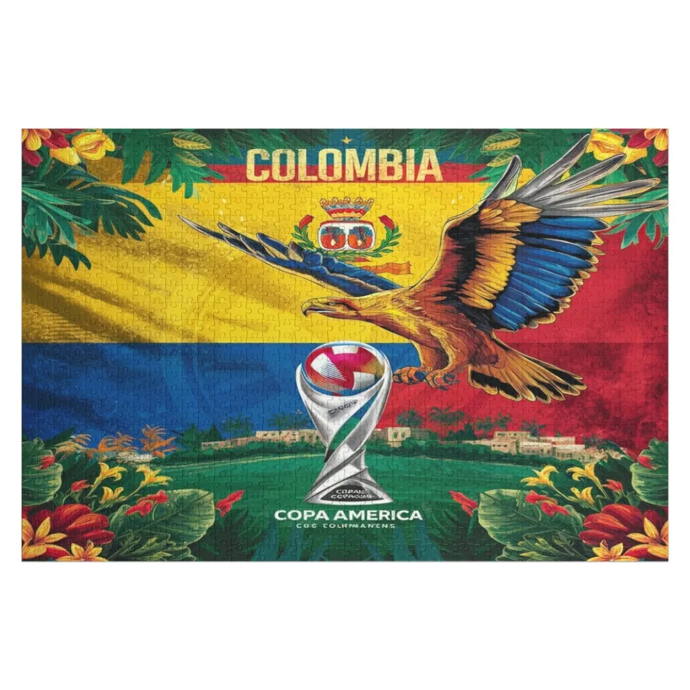 

Colombia at the Copa America Jigsaw Puzzle Personalized Toy Photo Personalized Gift Married Puzzle