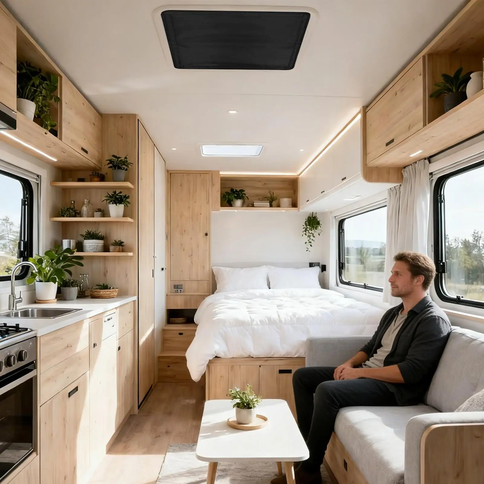 

Солнцезащитный козырек для вентиляционного люка автодома, блокирующий УФ-излучение, для женщин, мужчин, взрослых, подростков, пожилых людей, для кемпинга и путешествий на природе