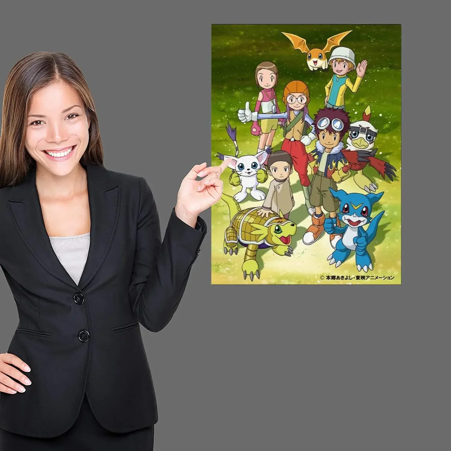 Anime Digimon Adventure Poster Canvas Art Poster and Wall Art Picture Print Modern Family bedroom Decor Posters