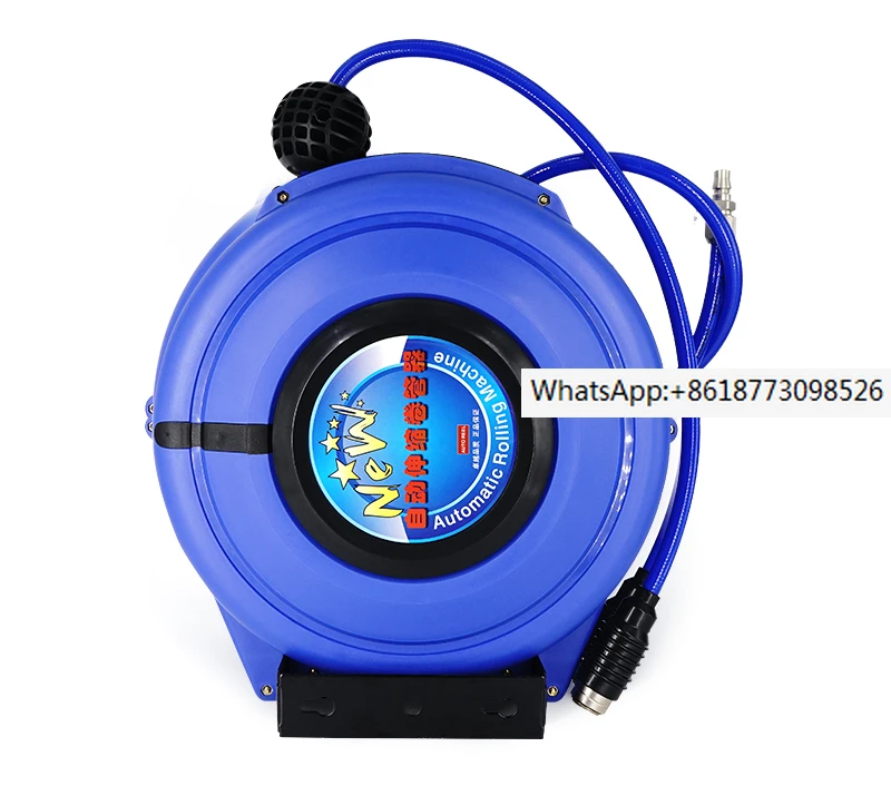 Wall Mount Pneumatic Compressor Automatic Compressed Air Hose Reel Retractable Telescopic PU 8*5 10 12 10M 15M 20M 25M