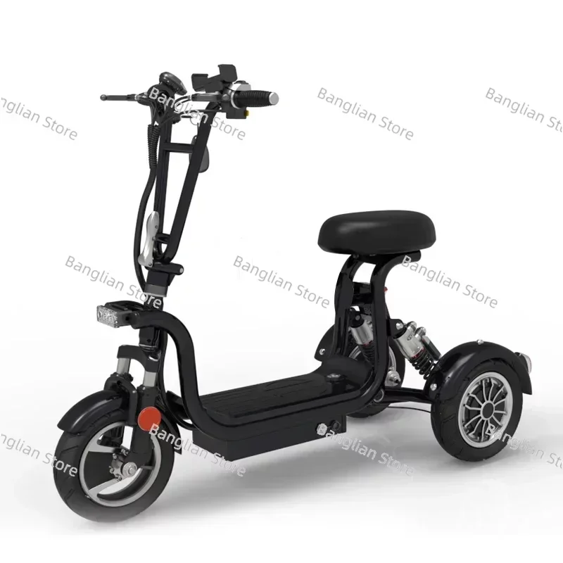 3 Wheel E Bike Small for Elder Bicycle Battery  Scooter  Adults electric tricycles