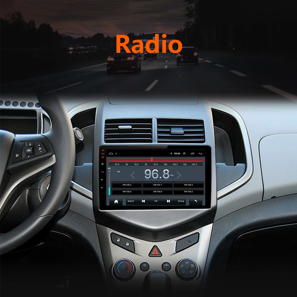 4G+64G For Chevrolet Aveo 2 Sonic T300 2011-2015 Car Radio Multimedia Player Navigation GPS 2 din 2din Android Autoradio CarPlay