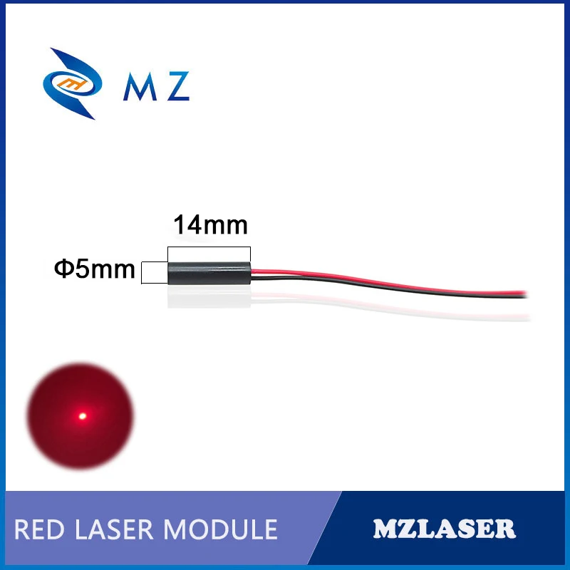 Modulo Laser a punto rosso compatto Mini D5mm 650nm 0.5mw 1mw 5mw 10mw 3V CW classe I classe II classe IIIB macchina industriale Laser rosso