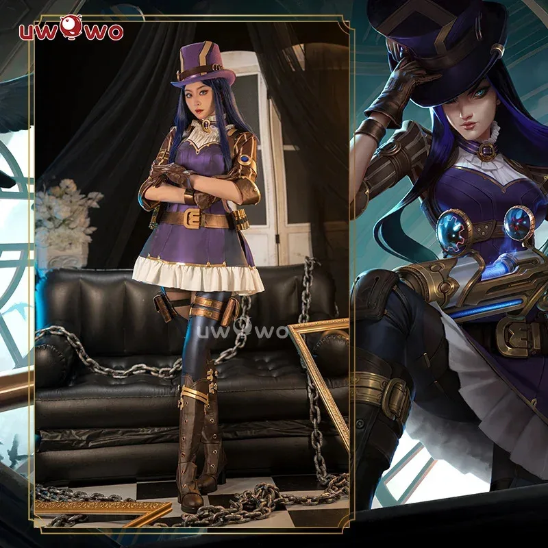 

UWOWO League of Legends/LOL: Caitlyn Sheriff of Piltover Cosplay Costume
