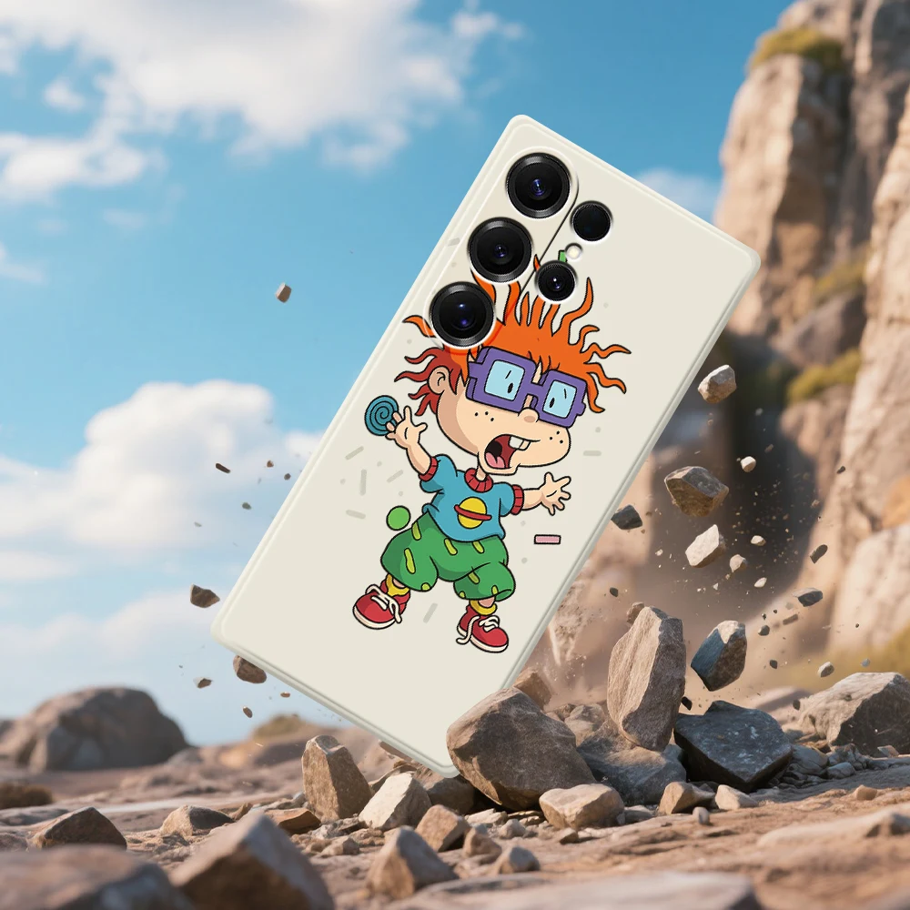 Casing Ponsel Kartun Anak-Anak untuk Samsung Galaxy S25 S24 S23 S22 S21 S20 Ultra Plus S23 FE S21FE S20FE S10 Plus Bahan Silikon