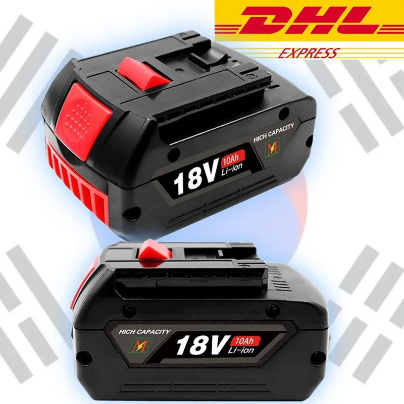 

DHL Ship 18V 10Ah For BOSCH Authentic 18V LITHIUM-ION BATTERY 18V Professional GBA GSR GSB BAT618 BAT609 w/Fuel Guage