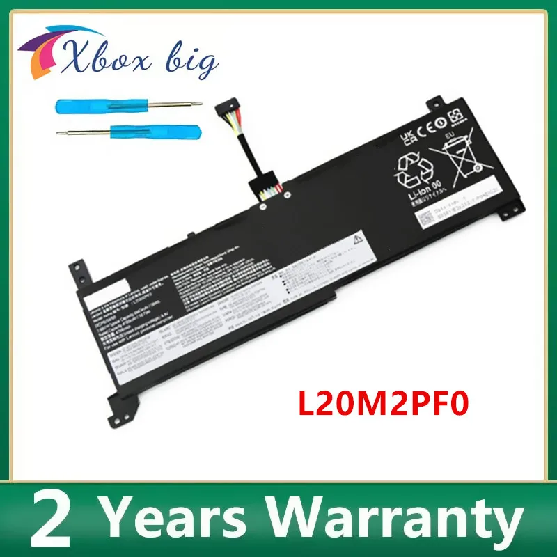 Nova Bateria para Lenovo Ideapad L20l2pf0 314alc6 Gen V14 V15 V17 g2 Itl L20c2pf0 L20m2pf0 L20l3pf0 L20c3pf0 L20m3pf0