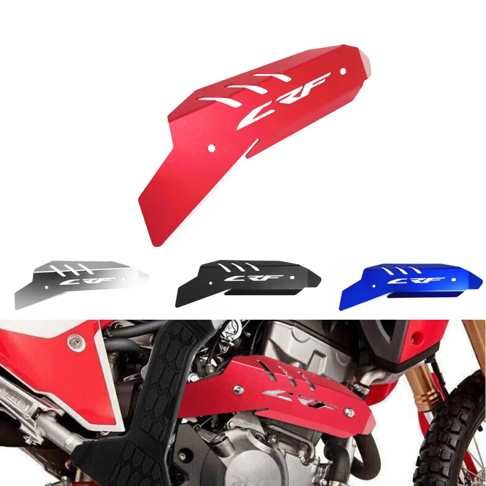 CRF LOGO Exhaust Pipe Heat Anti-Scalding Cover Guard For HONDA CRF300L / Rally 2019 2020 2021 2022