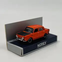 Pressofuso lega 1:87 scala 1974 SIMCA 1000 modello di auto arancione per adulti collezione classica Display decorazione statica ornamento