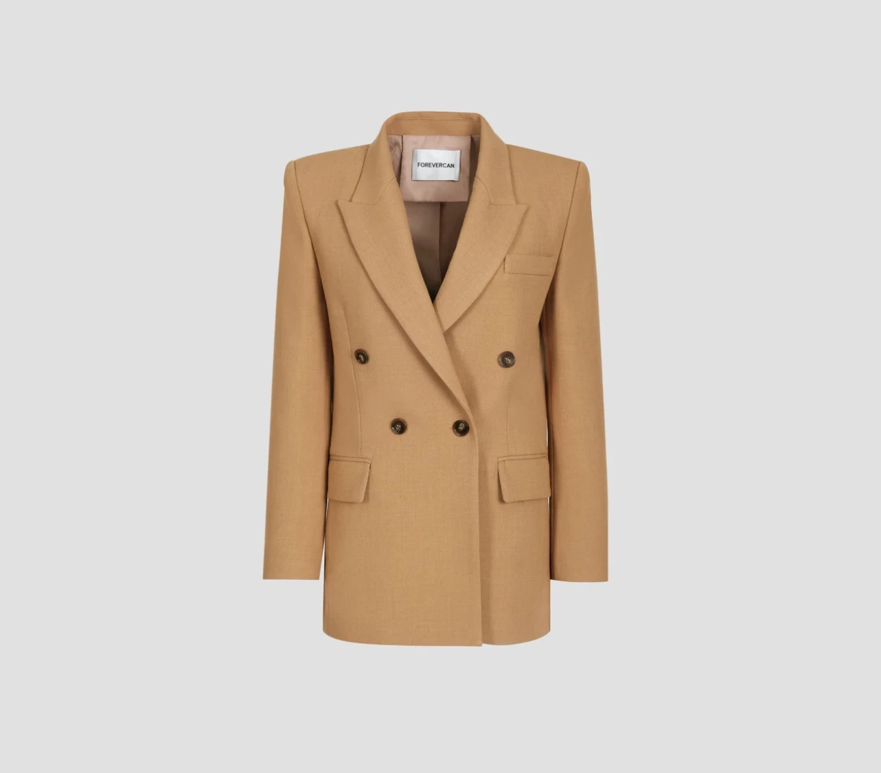 

Универсальный приталенный пиджак Forevercan Brest в ретро-стиле SC23003 с длинными рукавами и миди-юбкой, идеально подходит для свиданий и...