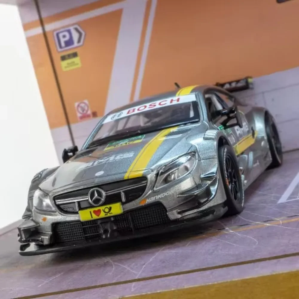 

Модель автомобиля Mercedes Benz AMG C63 DTM из сплава, модель игрушечного автомобиля с литым звуком, модель внедорожника, игрушки для детей, модель автомобиля, 1/32