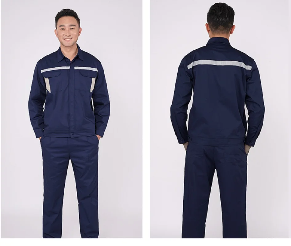 مرحبا فيس ملابس العمل الآمنة مصلح السيارات زي العمل ورشة عمل المصنع بورتر لحام العمل المعطف رجالي عمال حجم كبير #4