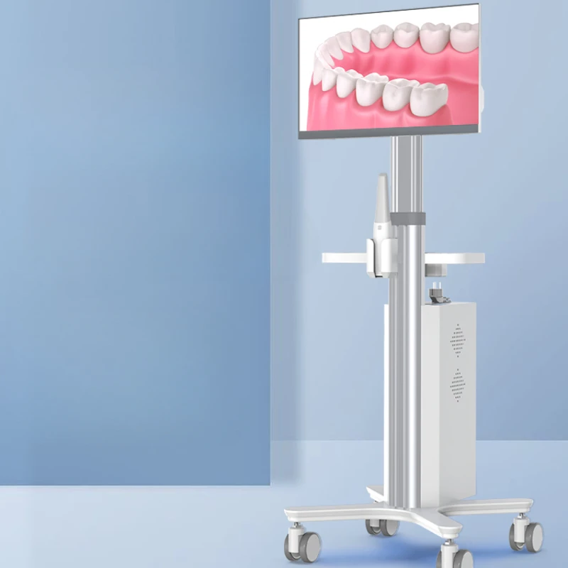 Medical all-in-one machine, mobile cart, UPS battery, multifunctional bracket, dental mouth scanning and pushing