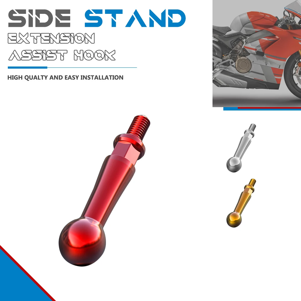 

For Ducati Panigale V4 1100 Streetfighter V4 S SF 20MM Kickstand Side Stand Extension Kit Foot Pedal Assistant Tool Support Part