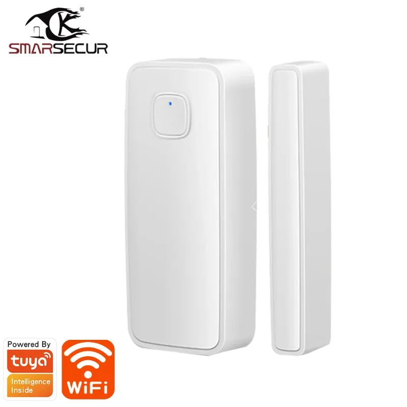 Tuya Smart WiFi Door Sensor Zigbee Wireless Door and Window Alarm Sensor Smart Linkage Induction on-site Door Sensor
