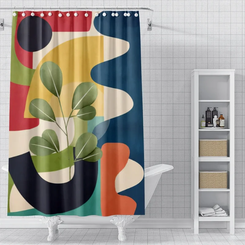 

Home shower curtains for bathroom waterproof fabric Modern Nordic style bathroom curtain 180x200 240x180 cute dog funnyXT6@！