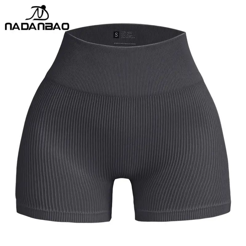 NADANBAO Sports Pants for Women Fitness Seamless Yoga Pants High Waist Gym Running Sports Leggings Yoga Clothes Shorts