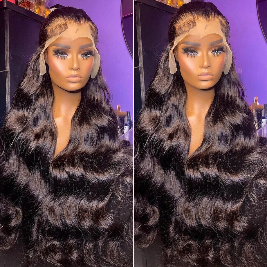 Body Wave Transparent 13x6 HD Lace Front Human Hair Wigs Remy Raw Indian Wavy 13x4 Lace Frontal Wig For Women 5x5 Glueless Wig