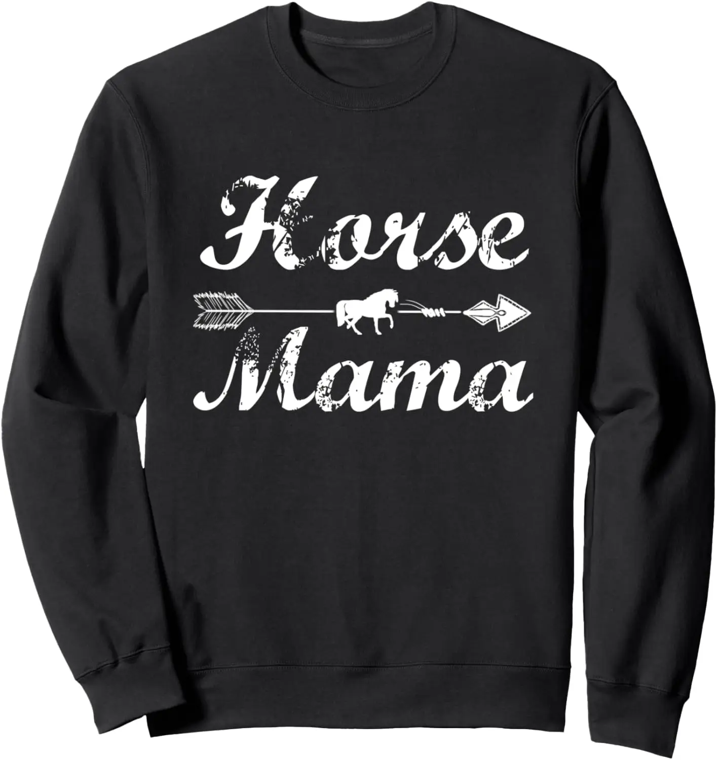 Horse Mom Mama T-Shirt Horse Lover Racing Riding Gift Tees Sweatshirt