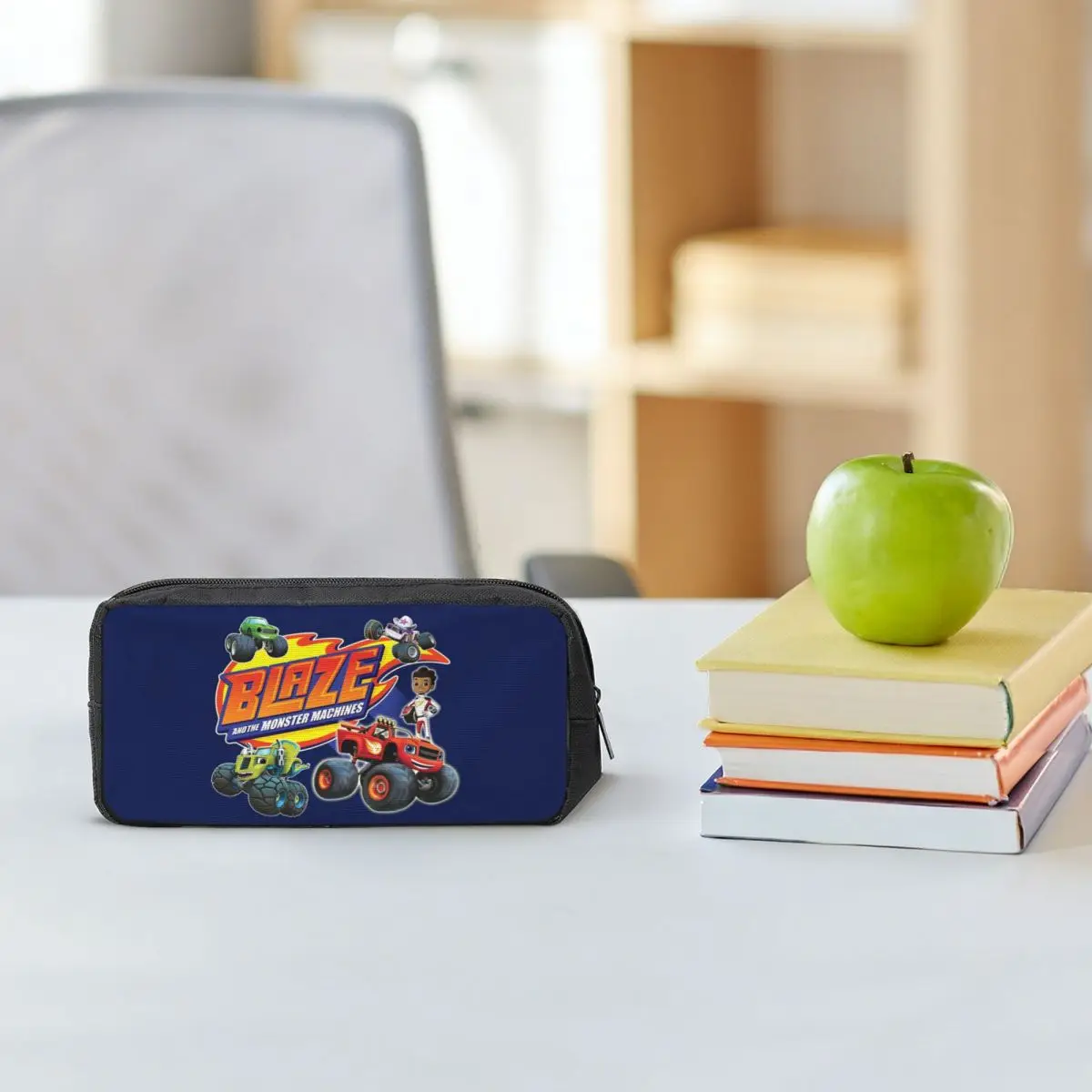 Blaze And The Monster Machines Crew Pencil Cases for Students Gifts Pen Box Pencil Bag Pencil Pouch Storage Stationery Supplies