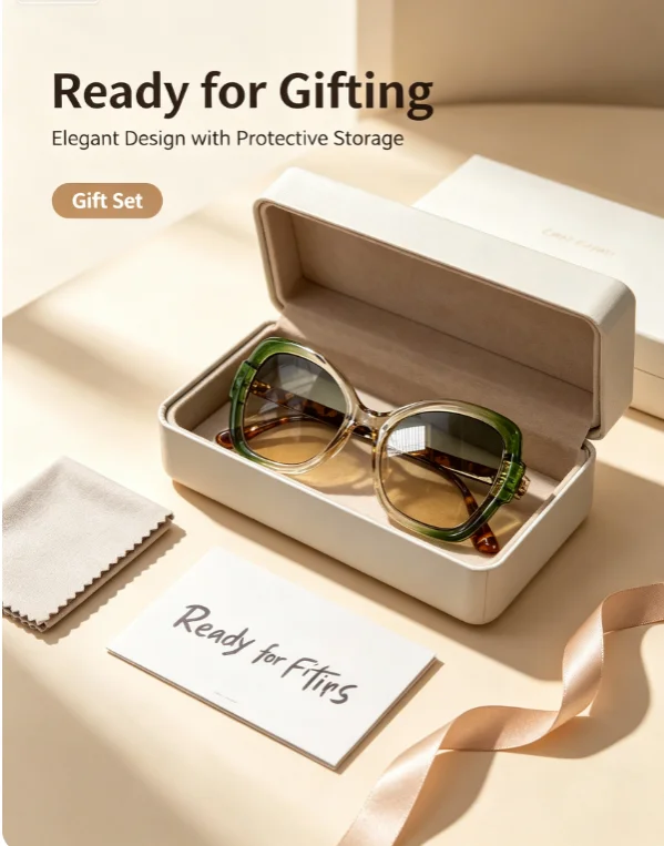 Gafas de sol cuadradas unisex retro con degradado verde, montura transparente de dos tonos, patillas con efecto tortuga, lentes con degradado amarillo claro, protección UV400, gafas de sol extragrandes de moda para mujeres y hombres, para viajes al aire libre, playa y ocio.