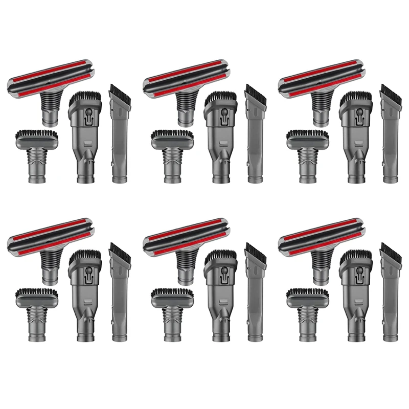 

24 Pack Replacement Attachments Tools Kit For Dyson V6 DC35 DC44 DC58 Attachments Home Cleaning Tools Brush-FS-PHFU