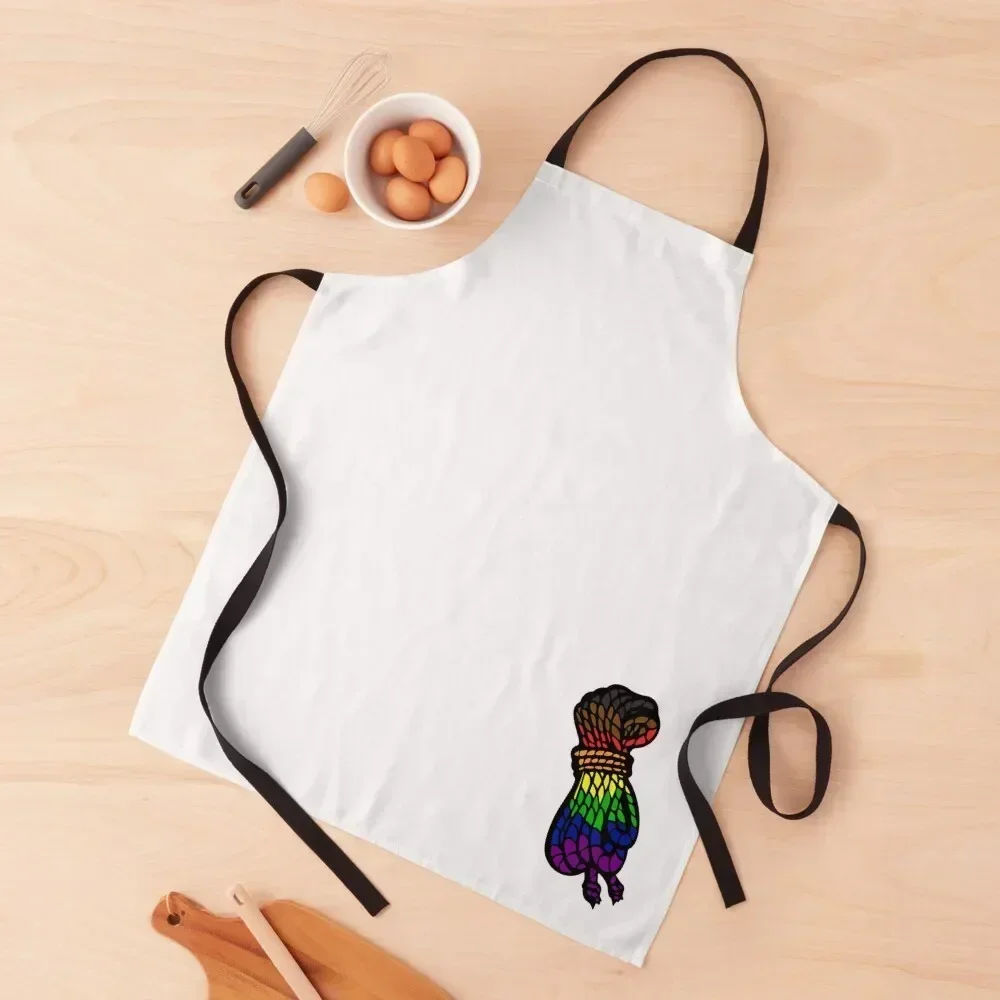 

Pride Shibari Rope Bundle Apron Women's Kitchen Household Items Useful Waterproof Kitchen Woman professional hairdressing Apron