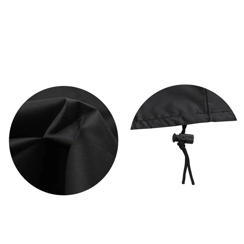 ABBN-4Pcs غطاء طاولة بلياردو بطول 8 أقدام مع رباط غطاء طاولة متين مقاوم للماء لطاولة مستطيلة، أسود