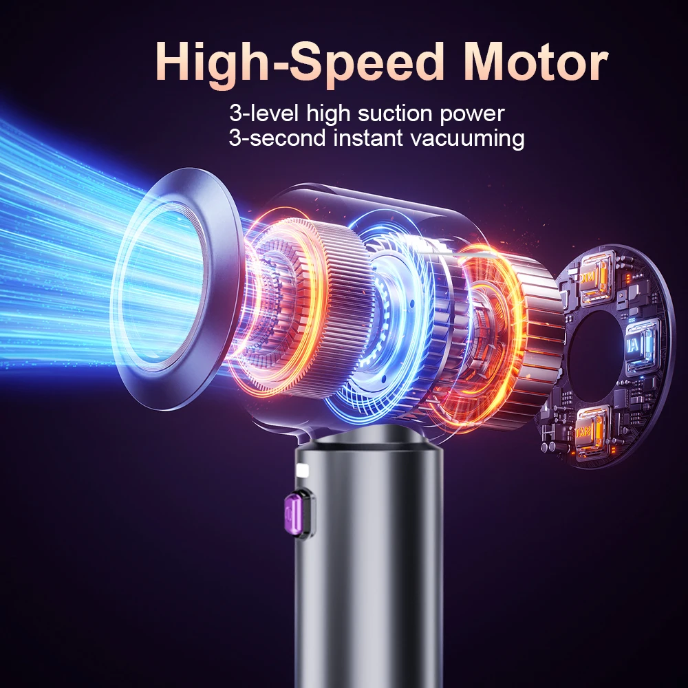 CENRR 2026 NEW Car Vacuum Cleaner Cordless Powerful Portable Mini Home Vacuum Cleaner for Car Handheld Blower Vacuum Cleaner Car