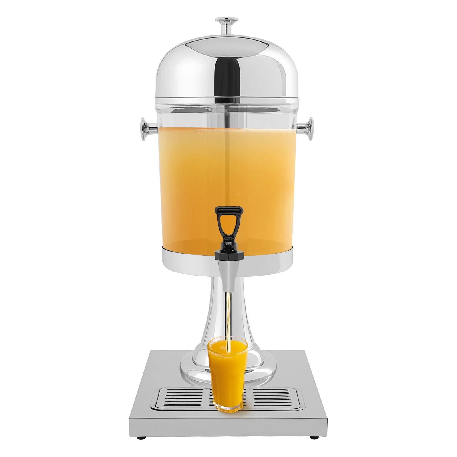 

Диспенсер для напитков с ледяным сердечником, диспенсеры для напитков объемом 2,11 галлона, диспенсер для напитков с подставкой и поддоном для капель для лимонады, молока, пива