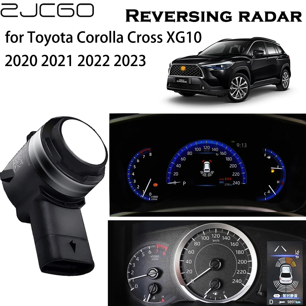 

ZJCGO Original Sensors Parking Sensor Assistance Backup Radar Buzzer System for Toyota Corolla Cross XG10 2020 2021 2022 2023