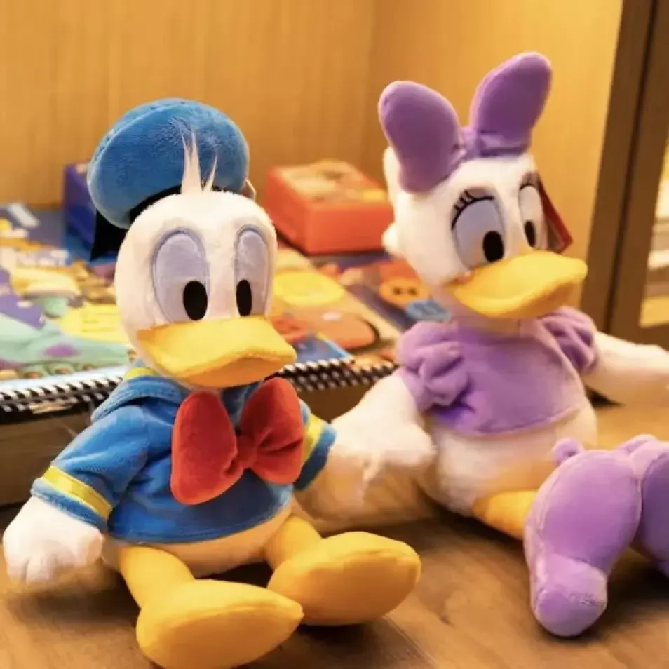

35CM New Disney Plush Stuffed Animals Cute Donald Duck&Daisy Doll Children's Toy Soft Plush Pillow Couple Birthday Giftkids toys