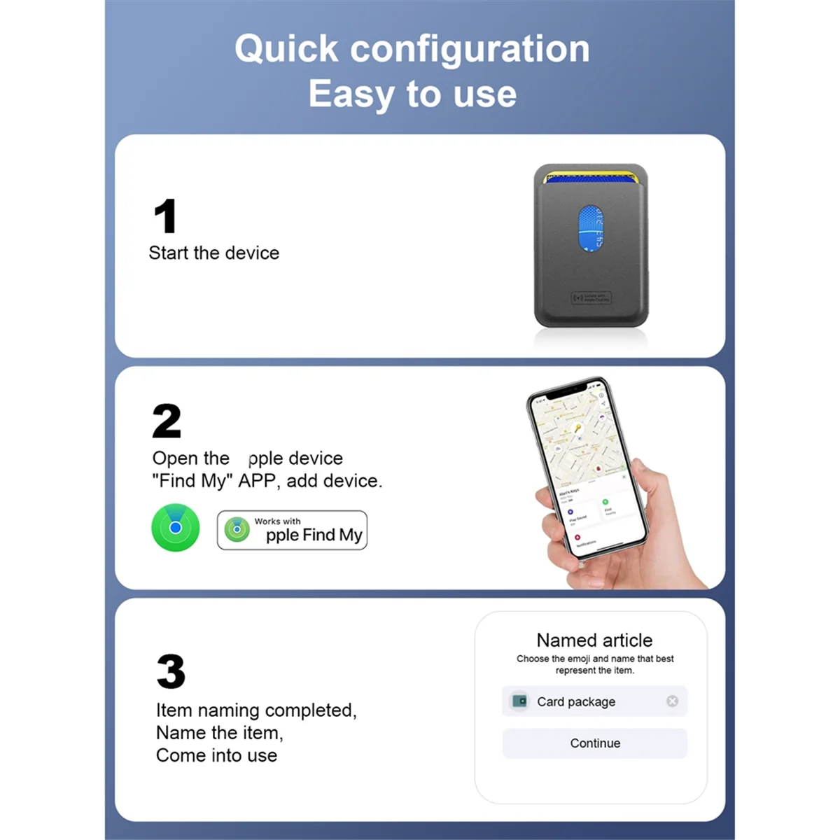Magsafe Wallet Find My Built-In Find für iPhone 12/13/14/15/16JAS