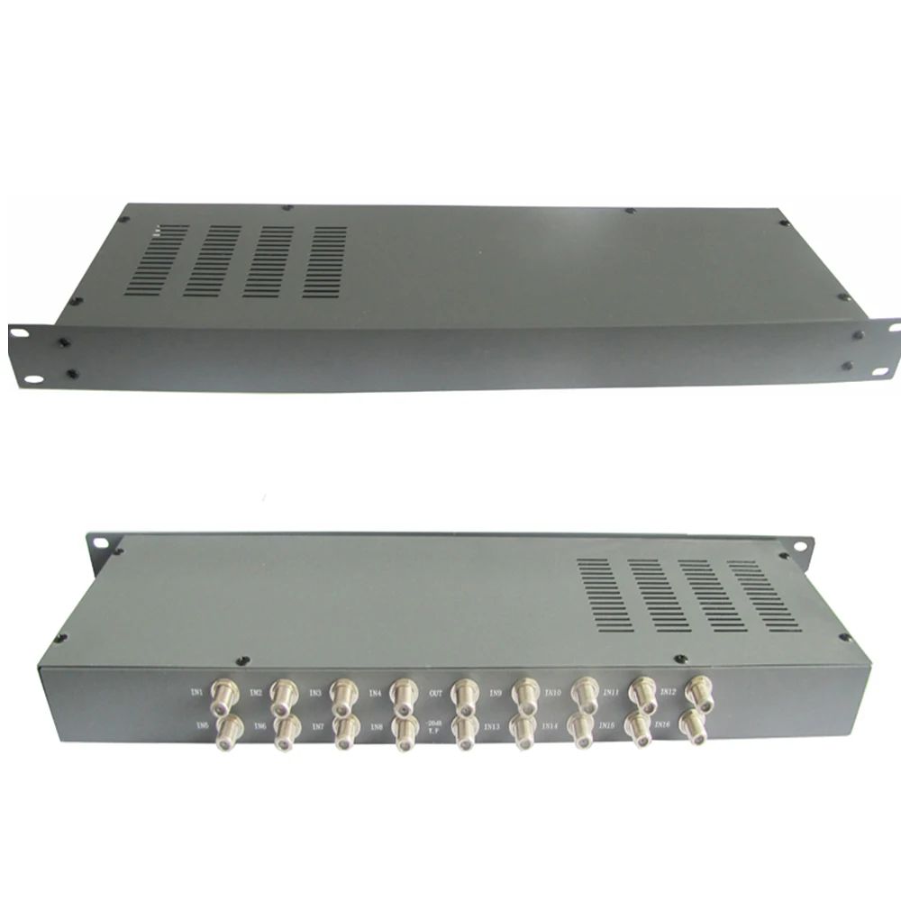 16-Way 24-Way Cable TV Signal Mixer Coaxial RF Digital Analog Closed-Circuit Video Splitter