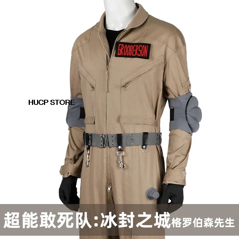 ss23Maschio Grooberson Costume Cosplay Ghostbusters Gary Tuta Accessori Set completo e articoli individuali sono venduti su misura Si