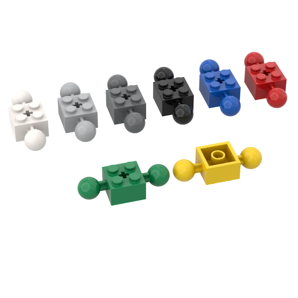 10Pcs MOC Parts 17114 High-Tech Brick Special 2 x 2 Compatible Bricks DIY Assmble Building Blocks Particle Kid Brain Toy