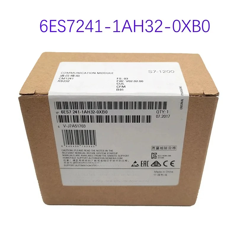 

Brand New Original 6ES7241-1AH32-0XB0 RS232 communication module 6ES72411AH320XB0 spot Fast delivery