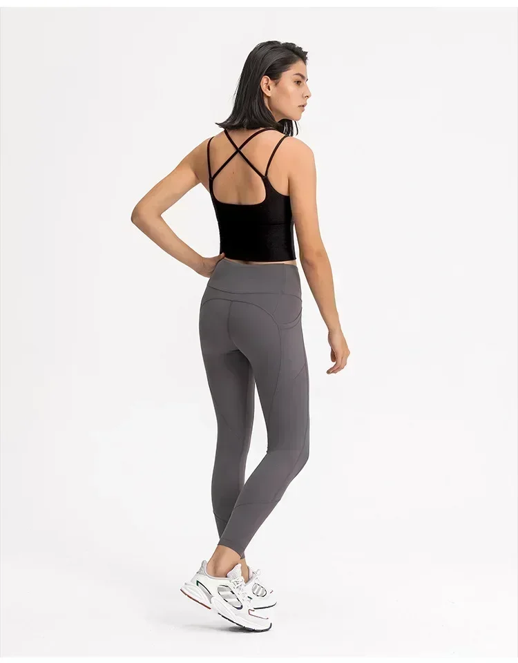 Lemon-ropa interior para mujer, Sujetador deportivo para gimnasio, Yoga, Fitness, Top corto al aire libre para trotar, Tops deportivos, lencería para mujer, ropa deportiva