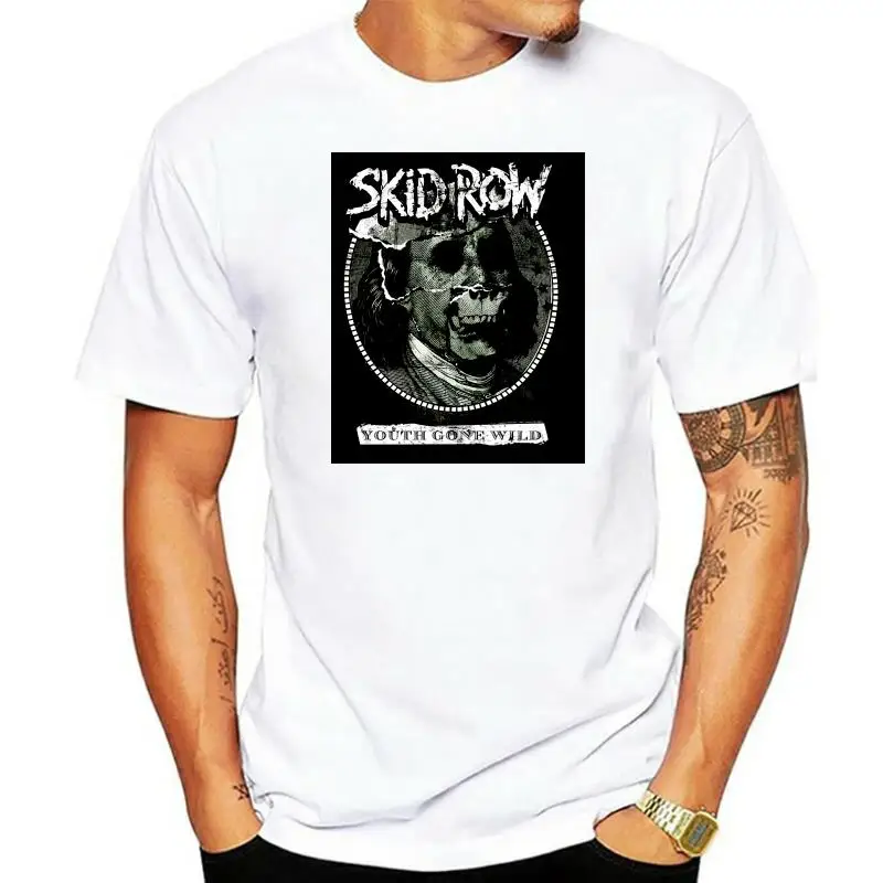 Skid Row T-Shirt Youth Gone Wild Dead Benji Black Tee