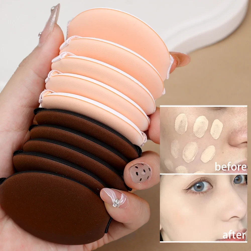 Trocken und Nass Dual-use-Make-Up Puff Tragbare Foundation Cosmetic Puff Glatte Pulver Concealer Schönheit Pulver Puff Kosmetik Werkzeuge