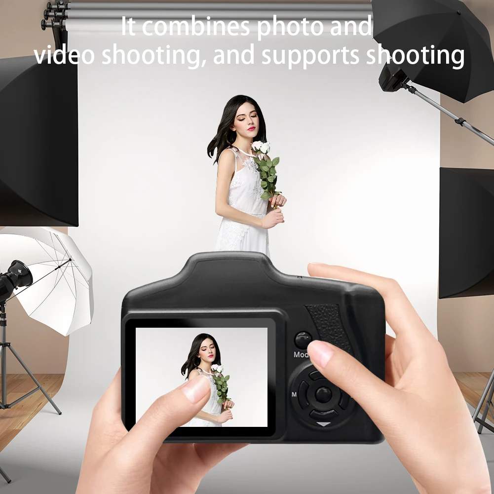 NEW Digital Camera Mini Portable Small Video Camera 16X Digital Zoom Outdoor Digital Video Camera Photography Video Recorder