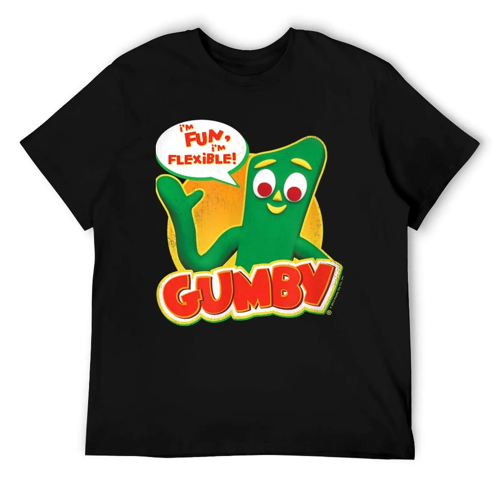 

Gumby Fun and Flexible T-Shirt t shirts for man slim fit cotton t shirt man T-Shirt